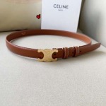 2023年9月15日高品質新品入荷 CELINE 女性ベルト2.5cm 本革qiqi工場