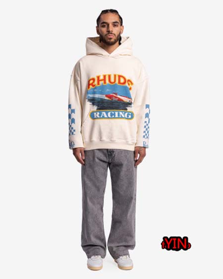 2023年10月20日秋冬人気新品入荷 RHUDE CIGARETTE RACING HOODIE スウェット YIN工場