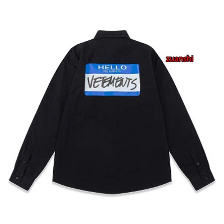 2023年10月20日秋冬人気新品入荷 Vetements 長袖 シャツZUANSHI工場