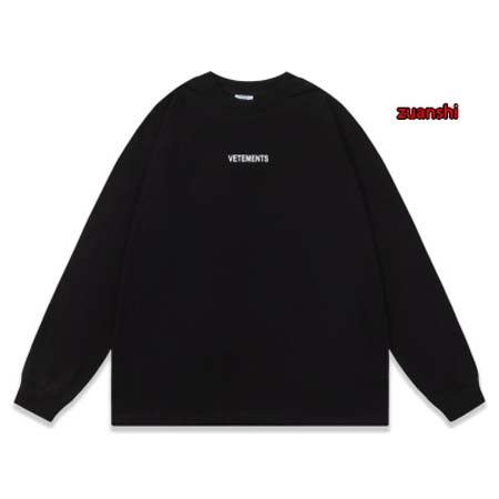 2023年10月20日秋冬人気新品入荷 Vetements 長袖 TシャツZUANSHI工場