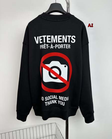 2023年10月27日秋冬新品入荷VETEMENTS スウェット A.I工場