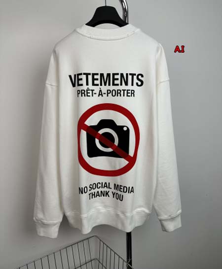 2023年10月27日秋冬新品入荷VETEMENTS スウェット A.I工場