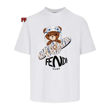 2024年早春新品入荷 フェンディ半袖 Tシャツ FF工場