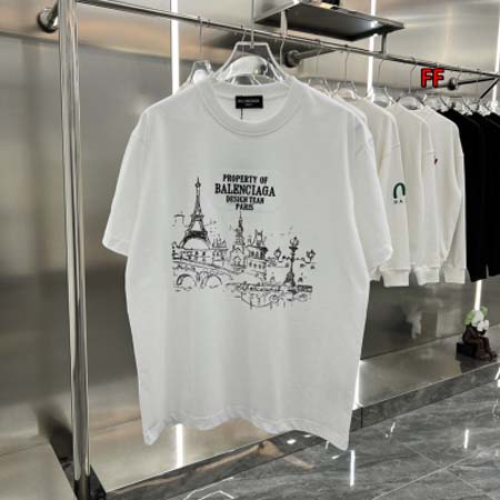 2024年早春新品入荷 バレンシアガ 半袖 Tシャツ BOC...