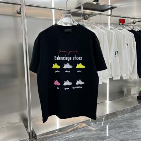 2024年早春新品入荷 バレンシアガ 半袖 Tシャツ BOC...