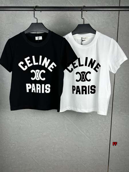 2024年4月2日春夏新作入荷CELINE 女性半袖 Tシャ...