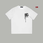 2024年4月12日春夏新作入荷Dolce&Gabbana 半袖 Tシャツ108工場