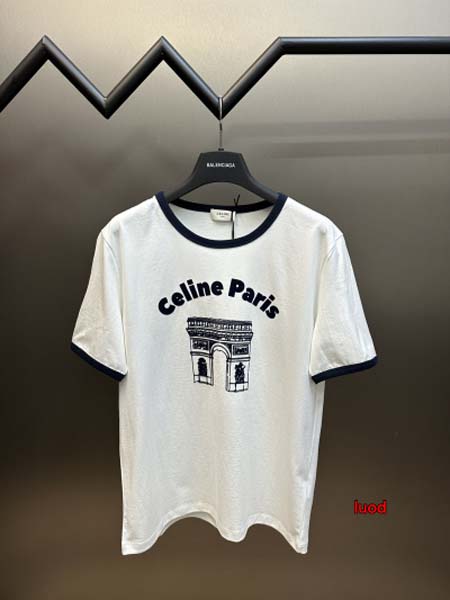 2024年4月30日夏季新作入荷CELINE 半袖 Tシャツ...