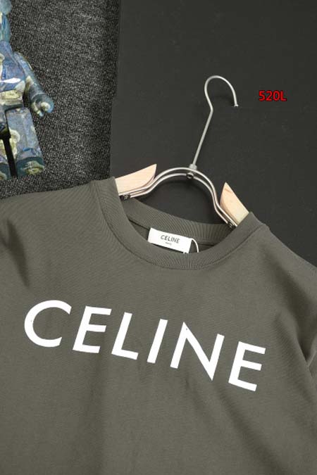 2024年5月21日夏季新作入荷CELINE 半袖 Tシャツ520L工場XS-L