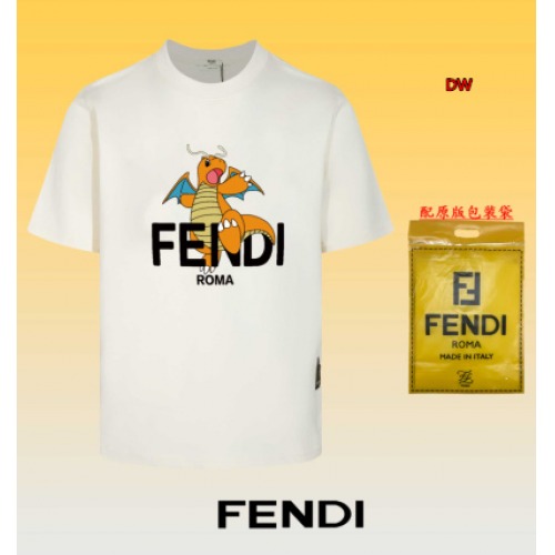 2024年5月24日夏季新作入荷FENDI 半袖 Tシャツ DW工場S-XXL