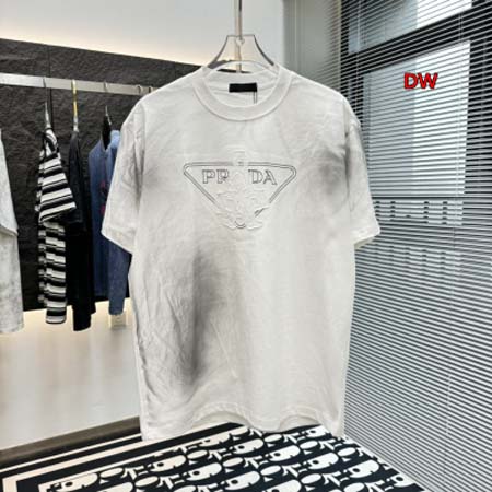 2024年5月22日夏季新作入荷PRADA 半袖 Tシャツ DW工場 s-xxl