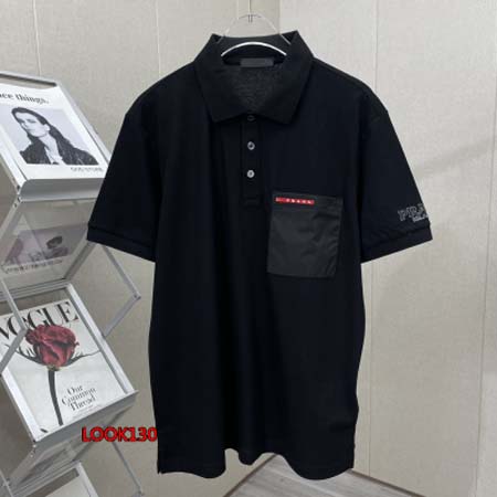 2024年6月12日夏季新作入荷PRADA 半袖 Tシャツ 130工場