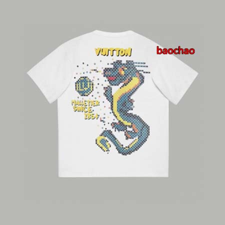 2024年6月19日夏季新作入荷ルイヴィトン半袖 Tシャツ baochao工場