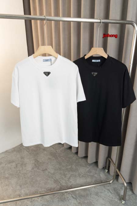 2024年6月6日夏季人気新作入荷PRADA 半袖 Tシャツ...