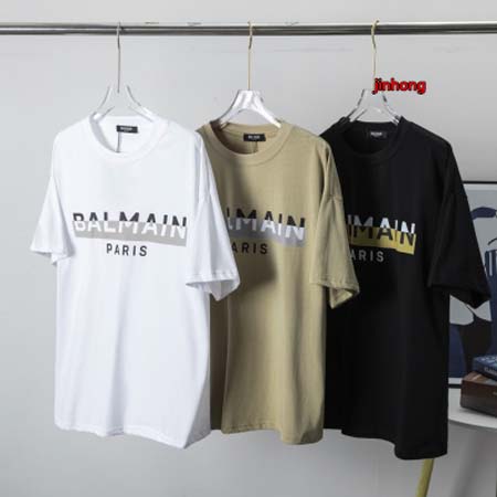 2024年6月6日夏季人気新作入荷Balmain半袖 Tシャ...