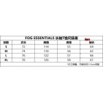 2024年6月7日新作入荷FOG FEAR OF GOD ESSENTIALS長袖 TシャツLAM工場