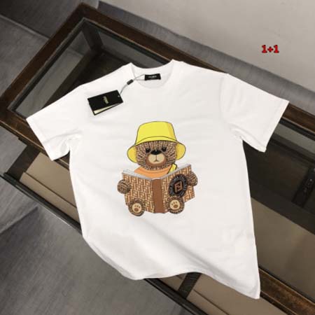 2024年6月11日夏季新作入荷FENDI半袖 Tシャツ1+...