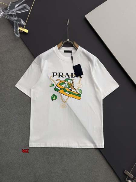 2024年6月11日夏季高品質新作入荷PRADA 半袖 Tシ...