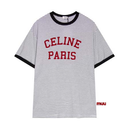 2024年6月13日夏季新作入荷CELINE 半袖 Tシャツ...