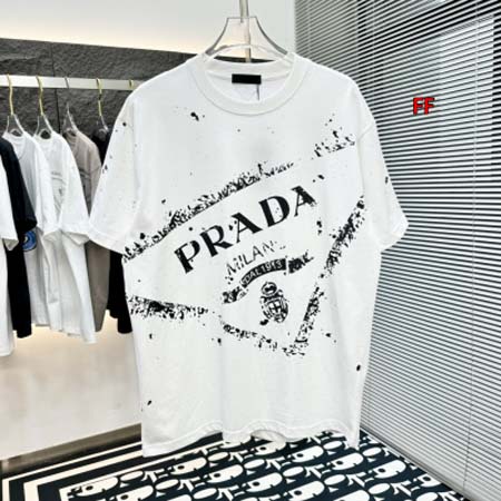 2024年6月18日夏季新作入荷PRADA 半袖 Tシャツ ...