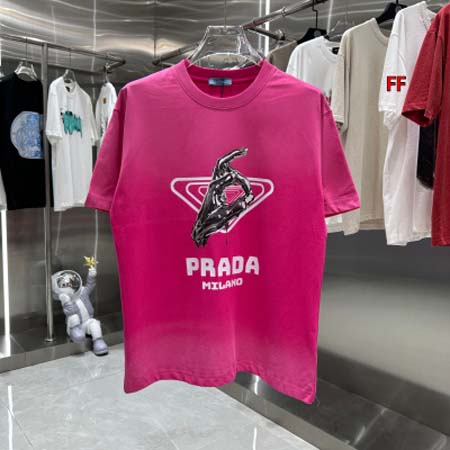 2024年6月18日夏季新作入荷PRADA  半袖 Tシャツ...