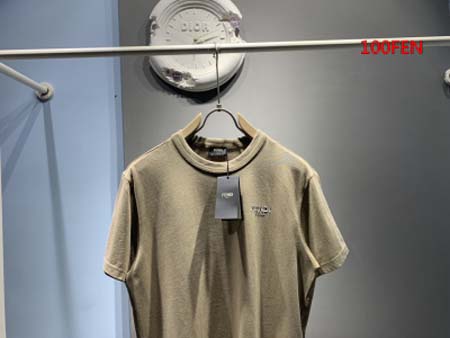 2024年7月11日夏季高級品新品入荷FENDI 半袖 Tシャツ 100fen工場