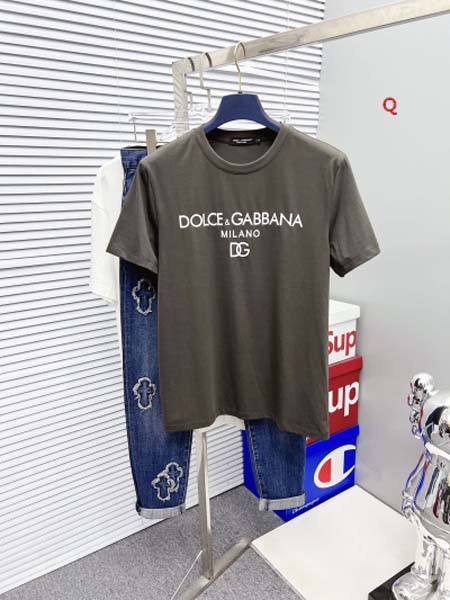 2024年7月11日夏季新品入荷Dolce&Gabbana半袖 Tシャツ qiang工場