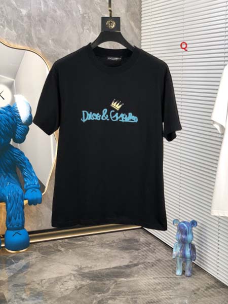 2024年7月11日夏季新品入荷Dolce&Gabbana半袖 Tシャツ qiang工場