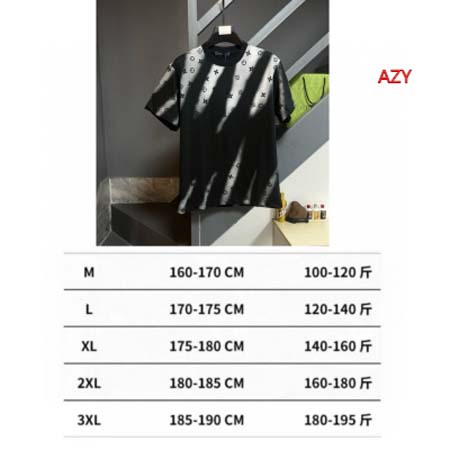 2024年7月17日夏季新作入荷ルイヴィトン半袖 Tシャツ AZY工場