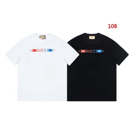 2024年夏季7月22日新作入荷グッチ半袖 Tシャツ 108工場