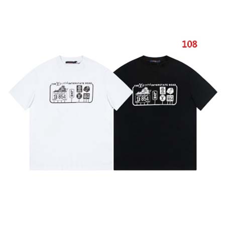 2024年夏季7月22日新作入荷ルイヴィトン半袖 Tシャツ 108工場