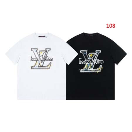 2024年夏季7月22日新作入荷ルイヴィトン半袖 Tシャツ 108工場