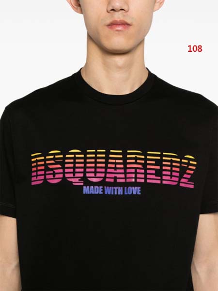 2024年夏季7月23日新作入荷DSQUARED2 半袖 Tシャツ 108工場