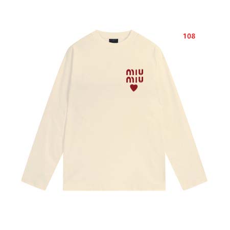 2024年7月30日早秋新品入荷 MIUMIU 長袖 Tシャツ108工場