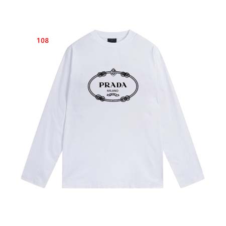 2024年7月30日早秋新品入荷PRADA  長袖 Tシャツ 108工場