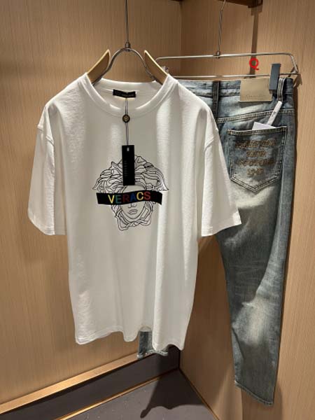 2024年7月11日夏季新品入荷ヴェルサーチ半袖 Tシャツ ...