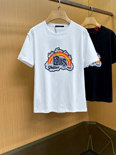 2024年7月11日夏季高品質入荷ルイヴィトン半袖 Tシャツ...