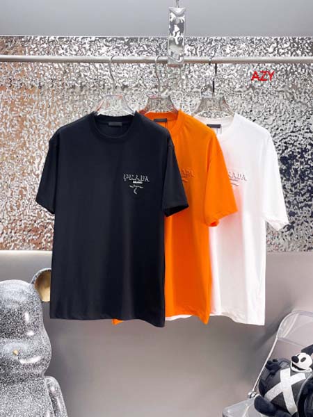 2024年7月17日夏季新作入荷PRADA 半袖 Tシャツ ...