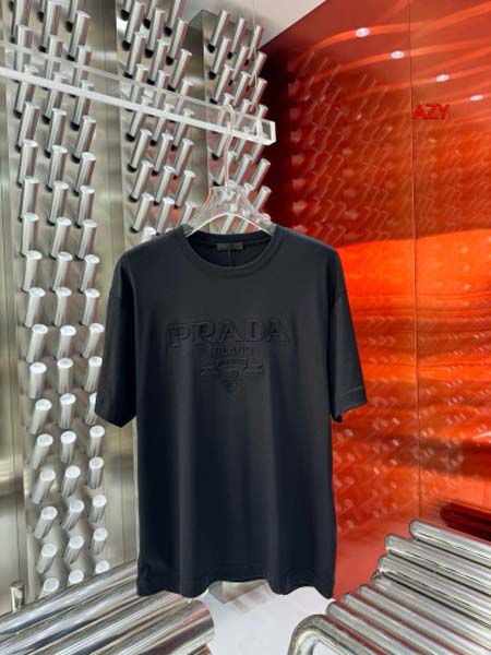 2024年7月17日夏季新作入荷PRADA 半袖 Tシャツ ...