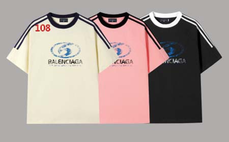 2024年夏季7月22日新作入荷 バレンシアガ半袖 Tシャツ...