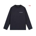 2024年7月30日早秋新品入荷 OFF WHITE  長袖 Tシャツ 108工場