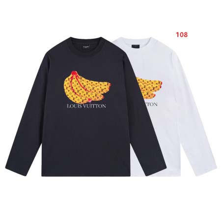 2024年7月30日早秋新品入荷 ルイヴィトン 長袖 Tシャ...