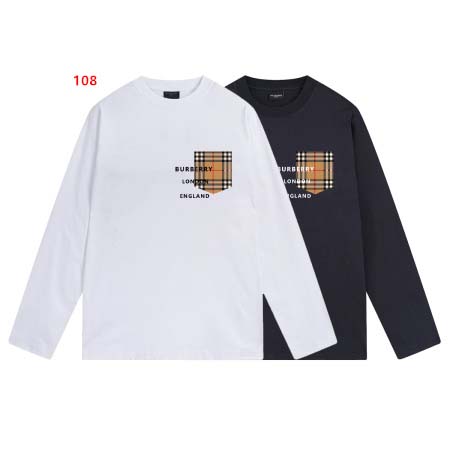 2024年7月30日早秋新品入荷バーバリー 長袖 Tシャツ ...