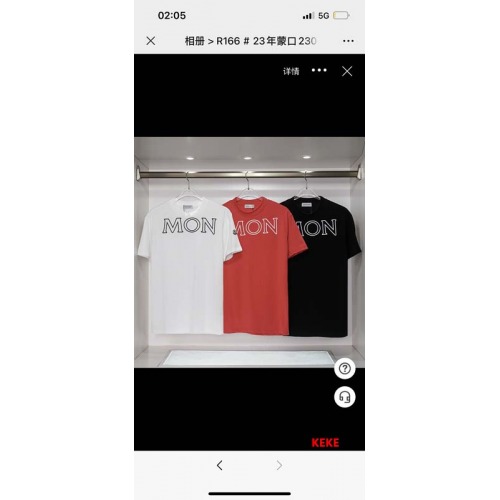 2024年新作入荷 モンクレール半袖 Tシャツ keke工場