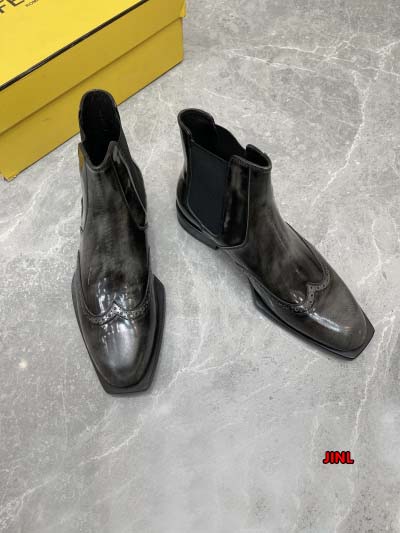 2024年8月30日秋冬原版復刻新品入荷FENDI 革靴 jinl工場