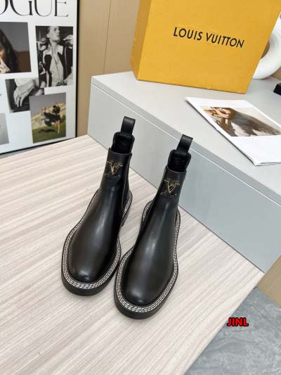 2024年8月30日秋冬新品入荷ルイヴィトン女性ショートブーツ 革靴 jinl工場35-41