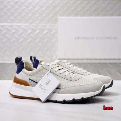 2024年9月28日早秋原版復刻新品入荷Brunello Cucinelli  スニーカー HAN工場 39-44