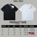 2024年9月4日早秋新品入荷MIUMIU  半袖 Tシャツ FF工場