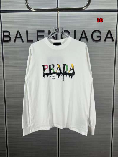 2024年9月23日早秋新品入荷 PRADA  長袖 Tシャ...