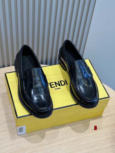 2024年9月29日早秋原版復刻新品入荷 FENDI 革靴3...